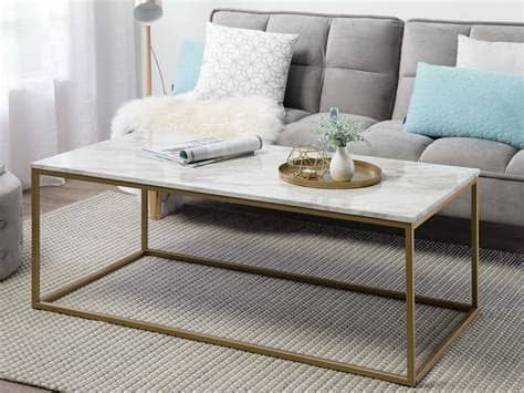 Das neue sofa ist da, jetzt fehlt nur noch der. Couchtisch weiss/Gold Marmor Optik DELANO | Beliani.ch