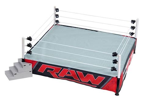 Wwe Authentic Scale Wrestling Ring W Raw And Smackdown Ring Skirts Ebay