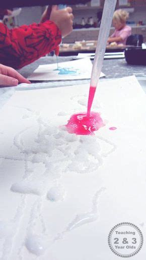 Preschool Painting Activity With Salt Glue And Watercolors Preschool