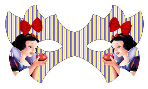 Oh My Fiesta In English Snow White Free Printable Masks Snow White