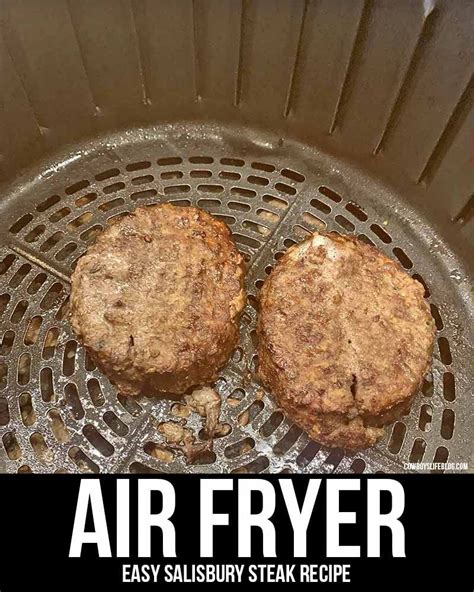 Air fryer steak time and temp. Easy Air Fryer Steak Recipe | Salisbury steak recipes, Air fryer dinner recipes, Salisbury steak
