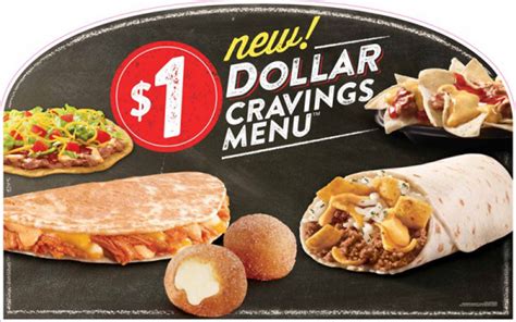 Taco Bell Debuts New 1 Dollar Cravings Menu First We Feast