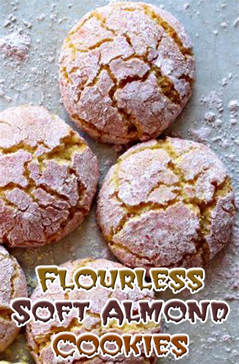 Flourless Soft Almond Cookies