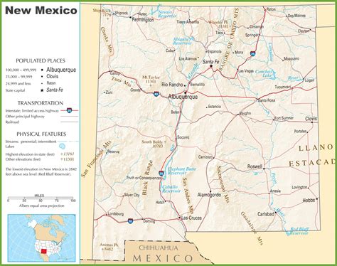 Map Of New Mexico Highways States Of America Map