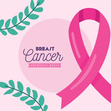 Breast Cancer Awareness Lettering 11123815 Vector Art At Vecteezy