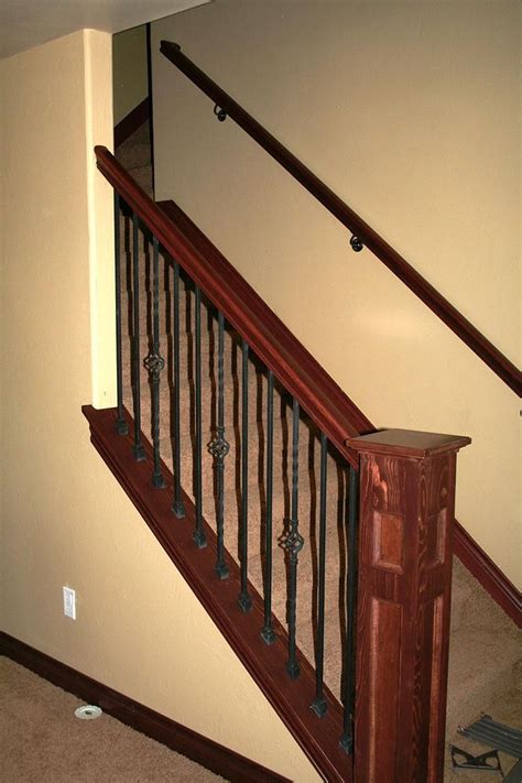 For example, focus on the staircase railing, try using an unusual material or replacing the typical design with something. Basement Stair Pictures | DIY | Pinterest | Basement stair ...