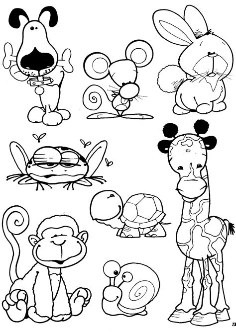 Desenhos Para Colorir Animais 4 Pra Gente Miúda