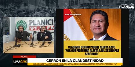 vladimir cerrón entre la clandestinidad y el sarcasmo [video] lima gris