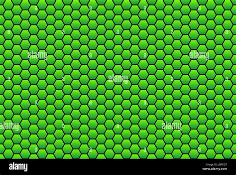 Honeycomb Pattern In Green As Background Stock Photo Alamy