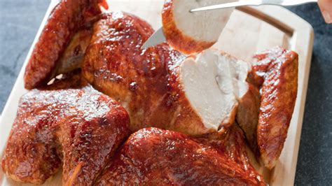 butterflied turkey with cranberry molasses glaze america s test kitchen