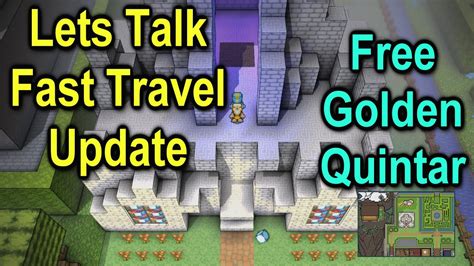 Fast Travel Update Get Your Free Golden Quintar Crystal Project
