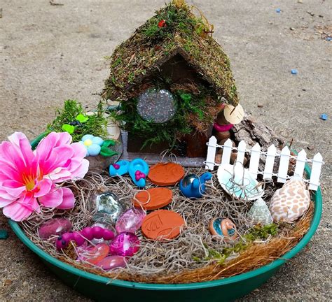 Fairy Garden Kit With Fairy House And Lots Of Fairy Garden Etsy