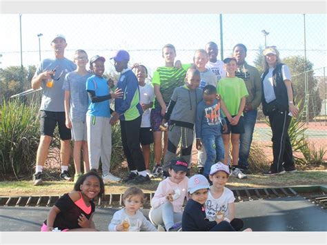 As a reminder a mask or face. Fun for all at the Bracken Tennis Club Spring Braai ...