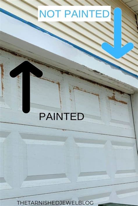 Painting Garage Doors Tutorial Thetarnishedjewelblog