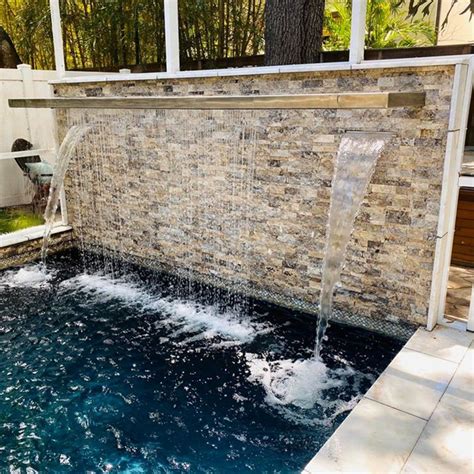 Five Modernistic Pool Water Features Ideas Youll Wish Had In Your Pool Xecutive Pools