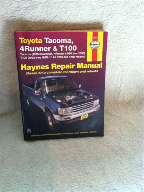 Toyota Tacoma Haynes Repair Manual Pdf