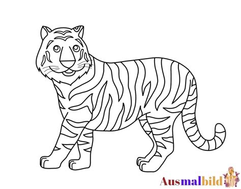Tiger Bilder Zum Ausmalen Baby Tiger Sitting Relaxed Coloring Pages