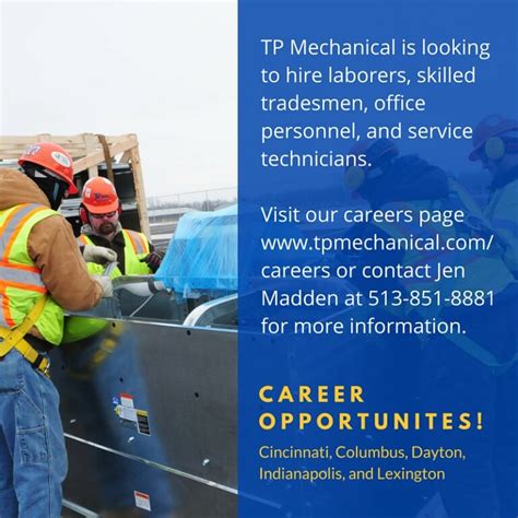 Career Opportunities Tp Mechanical