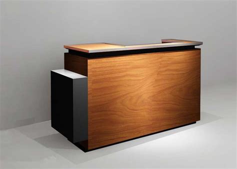 Wood Grain Front Desk Cashier Desk Reception Counter China Counter
