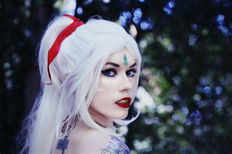 Snow Bunny Nidalee Cosplay League Of Legends By Kimontherocks On