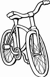Bicycle Coloring sketch template