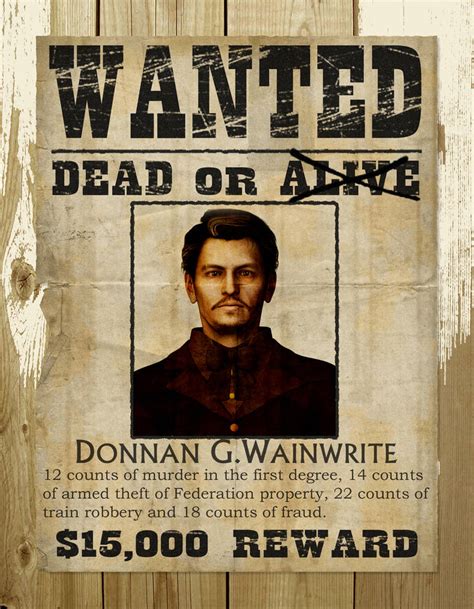 Wanted Poster By Pdsmith On Deviantart