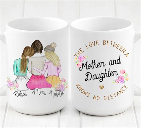 Diy christmas gifts for friends, mom, teachers, boyfriends / birthday gifts. Personalized mug for Mom and Daughter | Diy gifts for mom ...