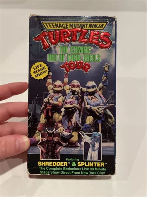 Teenage Mutant Ninja Turtles The Coming Out Of Their Shells Tour Vhs