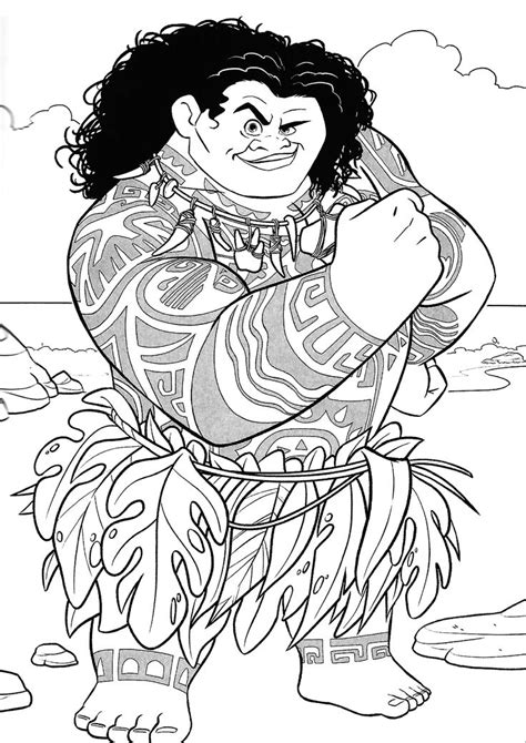 Moana 2 Coloring Pages Printable