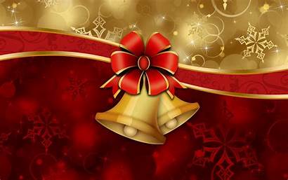 Christmas Bells Wallpapers Bow Bell Gold Holiday