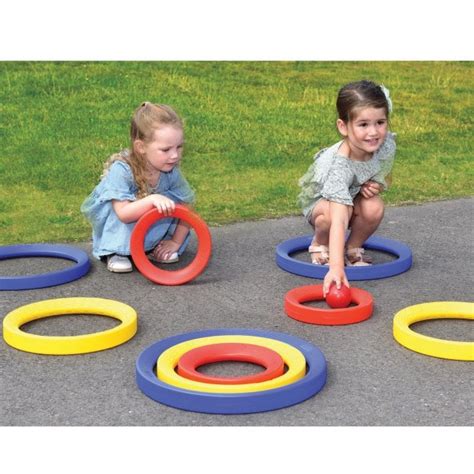 Giant Activity Rings Outdoor Learning From Early Years Resources Uk