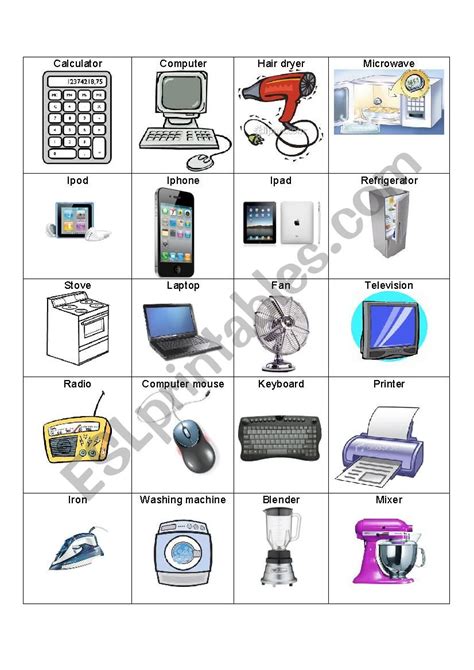 Technology Esl Worksheet By Andyrodu