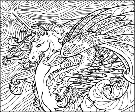 20 Free Printable Unicorn Coloring Pages For Adults