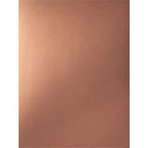 Square Plate Stainless Steel Rose Gold Hairline Sheet Thickness 1 2