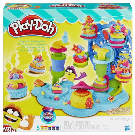 Play Doh Cupcake Celebration Playset Pink And Blue Magazine