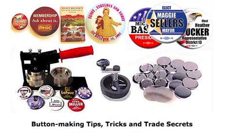Button Making Tips Tricks And Trade Secrets Making Supplies
