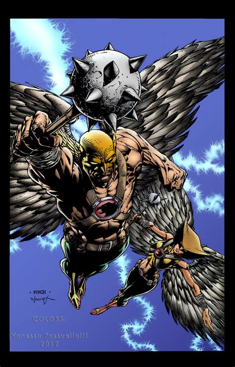 Hawkman And Hawkgirl By Bevanny On Deviantart