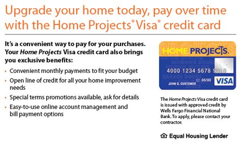 Wells fargo home projects card. Wells Fargo Home Projects Credit Card | Small Homes