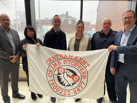 Chatham Kent Raises Flag For Crime Stoppers Month The Woodstock