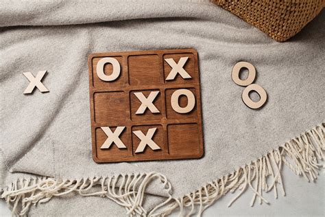 Tic Tac Toe Game For Kids Wooden Tic Tac Toe Tic Tac Toe Table Game