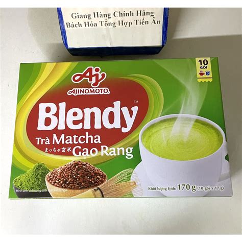 Trà Matcha Gạo Rang Blendy Hộp 170g Trà Matcha Nhật Bản Shopee Việt Nam