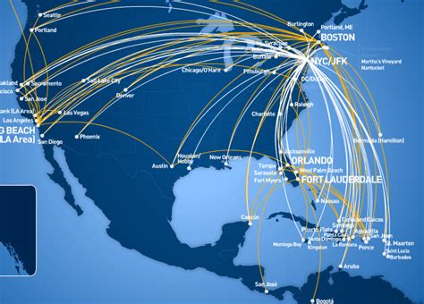 3 Jetblue Route Map Frequently Flying