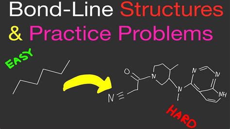 Organic Chemistry How To Draw Bond Line Structures Practice Problems