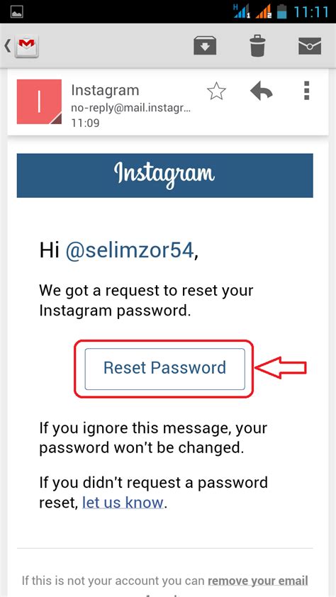 Accessing your instagram account via email. Social Media Help: i forgot my instagram username and password