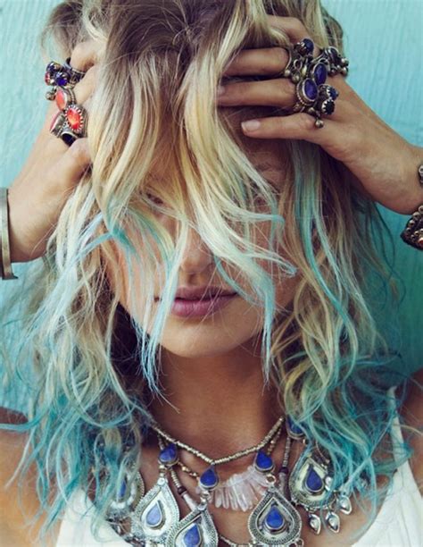 Bringing Out Our Inner Mermaid With Dip Dyed Tresses Reverse Ombré
