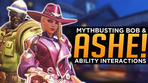 Overwatch Ashe And Bob Mythbusting All Ability Interactions Youtube