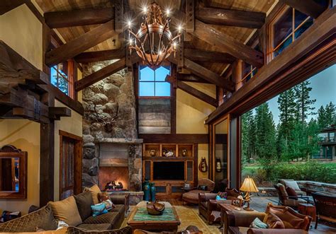 Mountain Cabin Overflowing With Rustic Character And Handcrafted Beauty