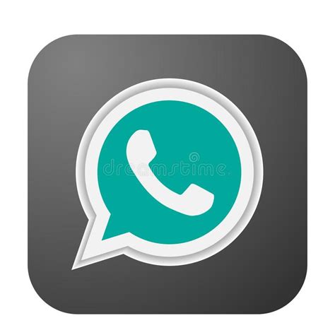 Whatsapp Icon Logo Element Sign In Green Vector Mobile App On White