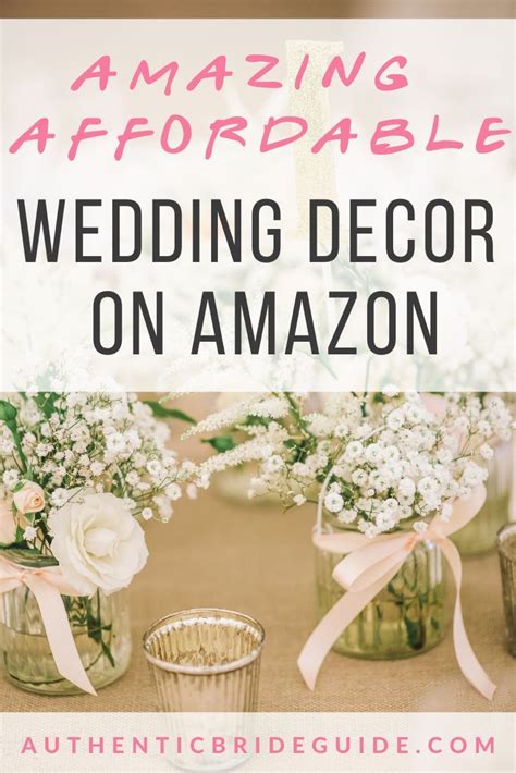 Affordable Wedding Decorations