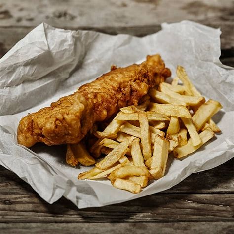 Large Battered Cod And Chips Parkers